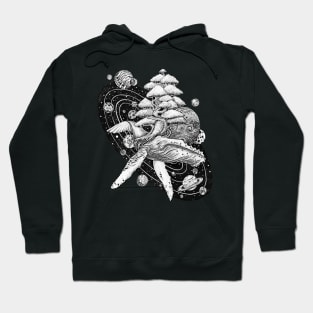 Space Whale Tree of life Hoodie